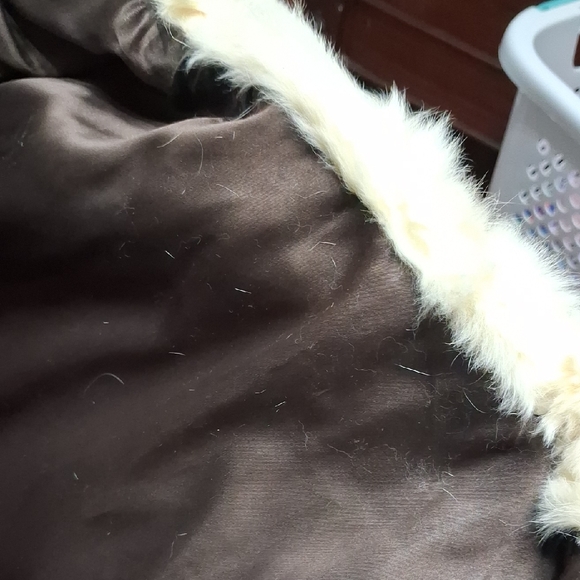 Source Unknown Brown and Cream Teddy Jacket - Picture 14 of 14